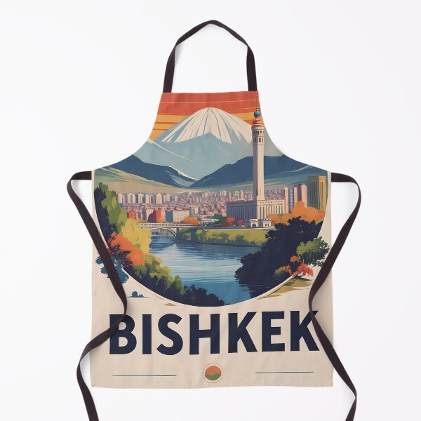Item preview, Bishkek Kyrgyzstan Vintage Travel Tourism designed and sold by TravelersGems.