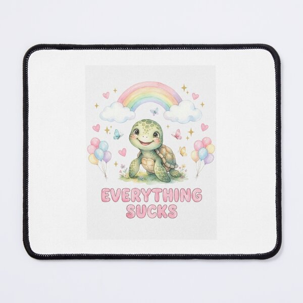 Item preview, Turtle Everything sucks funny gag adult humor novelty meme memes pet christmas birthday designed and sold by CheeseBlueprint.