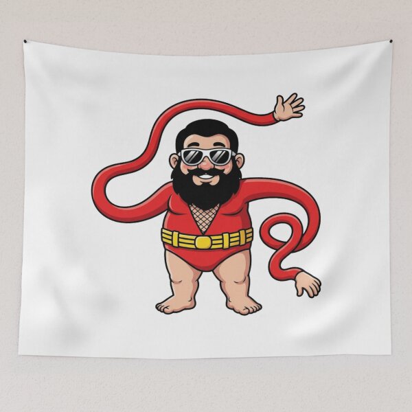 Item preview, Stretching Hero Plastic Man Garden Gnome designed and sold by Bad-Decisions-Designs.