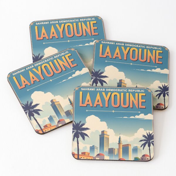 Item preview, Laayoune Western Sahara Vintage Travel designed and sold by TravelersGems.
