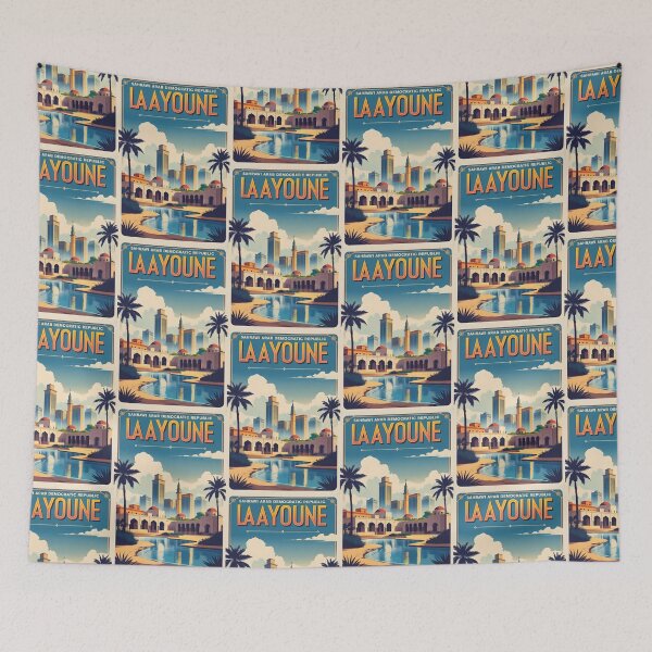Item preview, Laayoune Western Sahara Vintage Travel designed and sold by TravelersGems.
