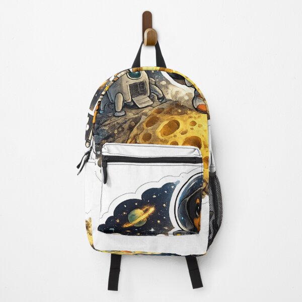 Item preview, Space cat on the moon designed and sold by NorthPeak Studio.