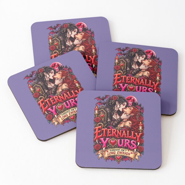 Item preview, DARK LOVE ❤️ - MONSTER ROMANCE COLLETION -  VAMPIRE LOVE - ETERNALLY YOURS - FOREVER ISN'T LONG ENOUGH - LESBIAN PRIDE - v3 designed and sold by WheelieGdArt.