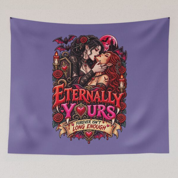 Item preview, DARK LOVE ❤️ - MONSTER ROMANCE COLLETION -  VAMPIRE LOVE - ETERNALLY YOURS - FOREVER ISN'T LONG ENOUGH - LESBIAN PRIDE - v3 designed and sold by WheelieGdArt.