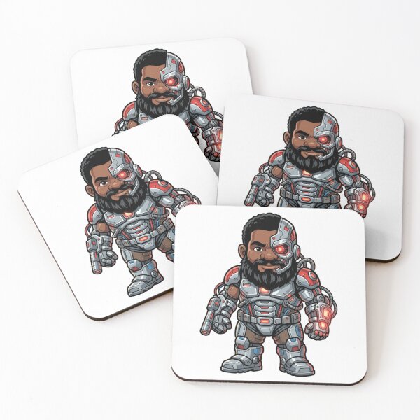 Item preview, Robotic Hero Cyborg Garden Gnome designed and sold by Bad-Decisions-Designs.