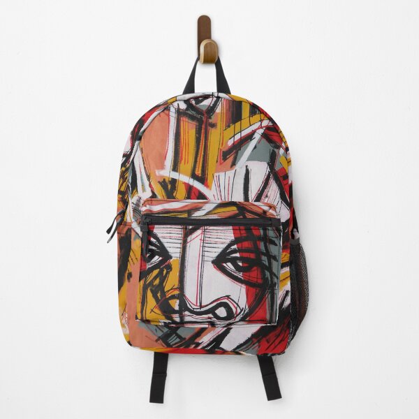 Item preview, Handmade Cubist Neo-Expressionist Portrait - Terracotta MotionMain Tag designed and sold by supernikol.