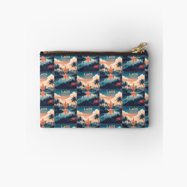 Item preview, Vientiane Laos Vintage Travel Tourism designed and sold by TravelersGems.