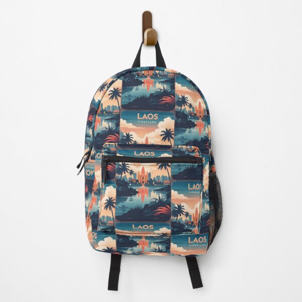 Item preview, Vientiane Laos Vintage Travel Tourism designed and sold by TravelersGems.