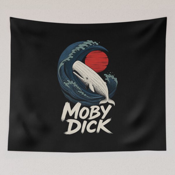 Item preview, Moby Dick White Whale in the Great Wave designed and sold by Fenay Designs.