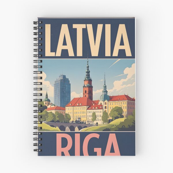 Item preview, Riga Latvia Vintage Travel Tourism designed and sold by TravelersGems.