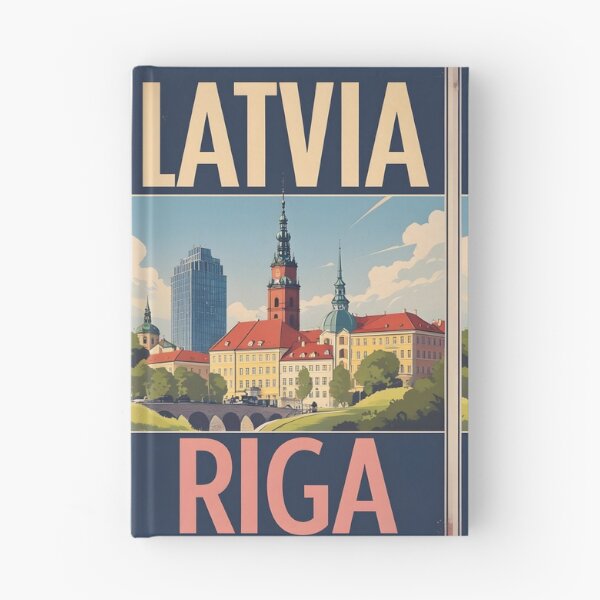 Item preview, Riga Latvia Vintage Travel Tourism designed and sold by TravelersGems.