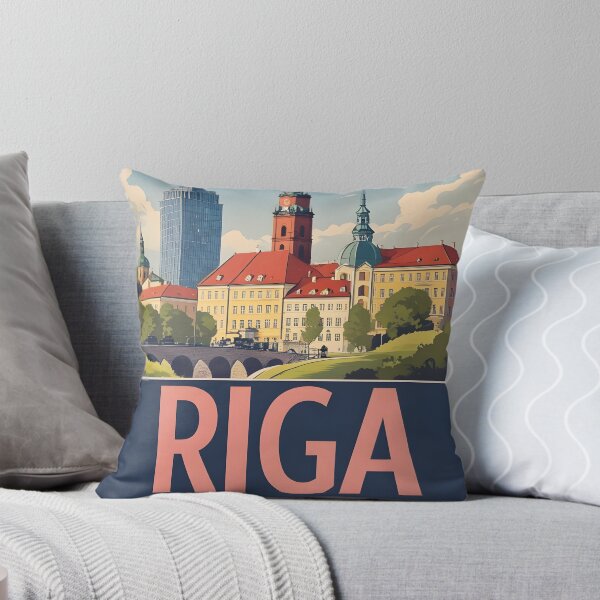 Item preview, Riga Latvia Vintage Travel Tourism designed and sold by TravelersGems.