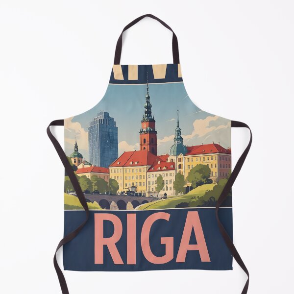 Item preview, Riga Latvia Vintage Travel Tourism designed and sold by TravelersGems.