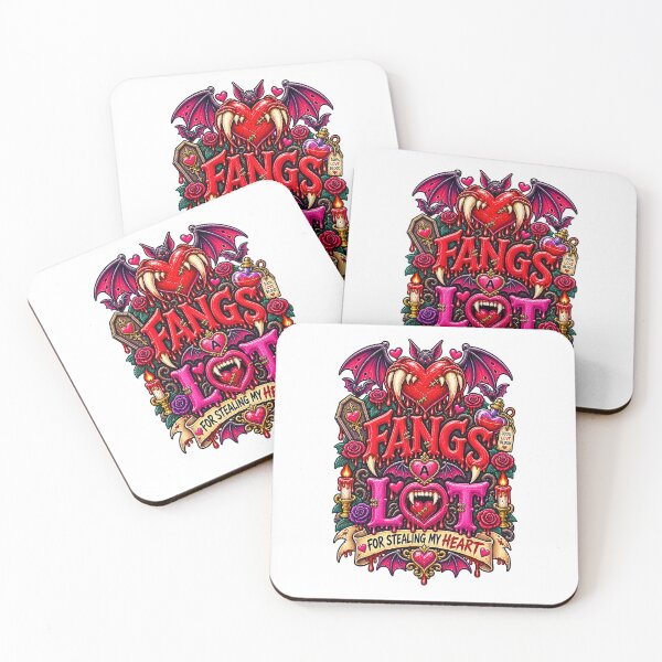 Item preview, DARK LOVE ❤️ - MONSTER ROMANCE COLLETION -  VAMPIRE LOVE - FANGS ALOT - FOR STEALING MY HEART designed and sold by WheelieGdArt.