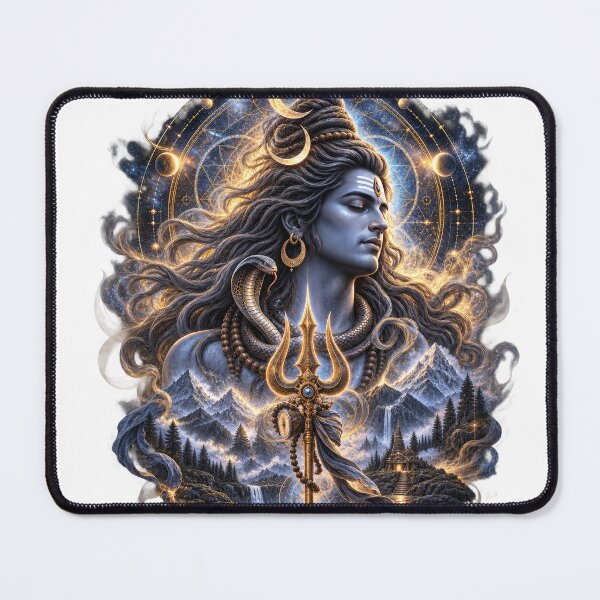 Item preview, Mystical Shiva (color) designed and sold by Digitalys Studios.