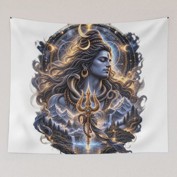 Artikelvorschau, Mystischer Shiva (Farbe) entworfen und verkauft von Digitalys Studios.