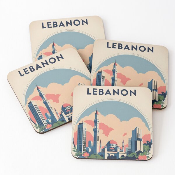Item preview, Beirut Lebanon Vintage Travel Tourism designed and sold by TravelersGems.