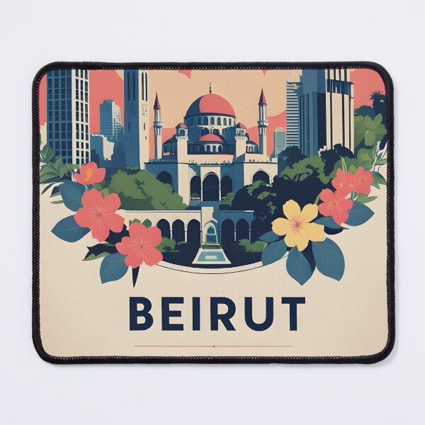 Item preview, Beirut Lebanon Vintage Travel Tourism designed and sold by TravelersGems.