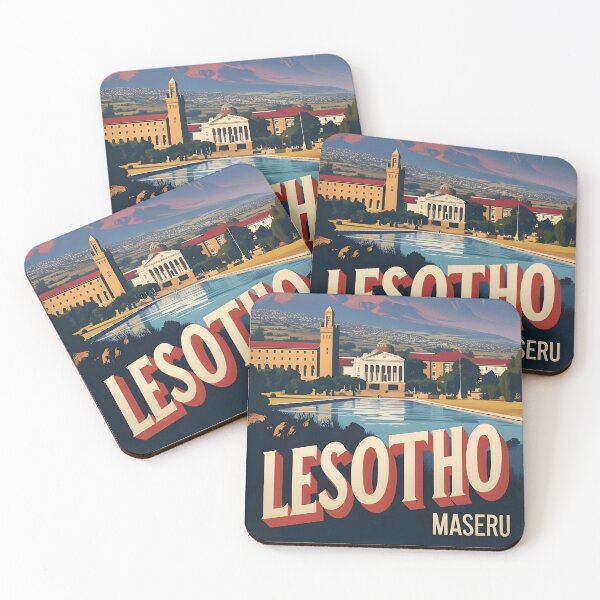 Item preview, Maseru Lesotho Vintage Travel Tourism designed and sold by TravelersGems.
