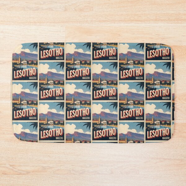 Item preview, Maseru Lesotho Vintage Travel Tourism designed and sold by TravelersGems.