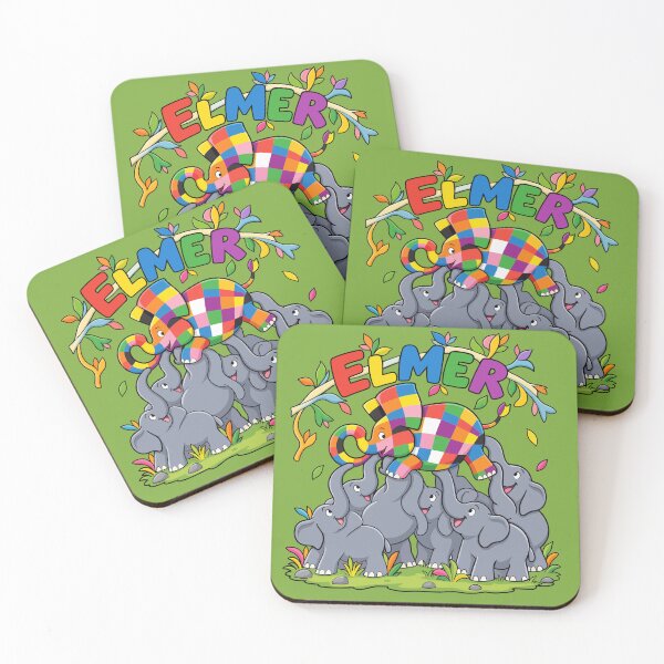 Item preview, Elmer Elephant Parade – Colorful Friendship designed and sold by HappyToons Shop.