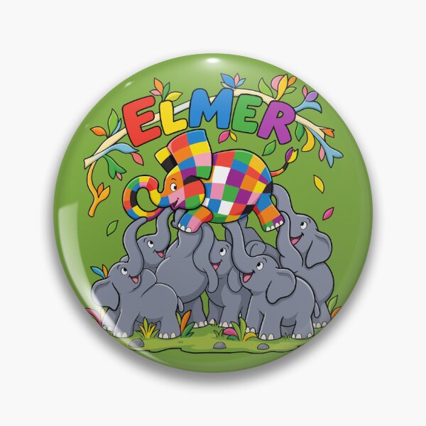 Item preview, Elmer Elephant Parade – Colorful Friendship designed and sold by HappyToons Shop.
