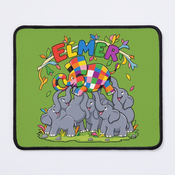 Item preview, Elmer Elephant Parade – Colorful Friendship designed and sold by HappyToons Shop.