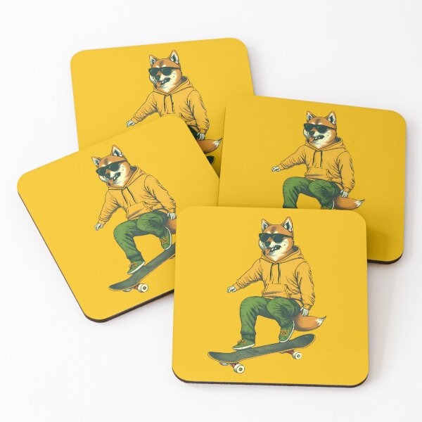 Item preview, Cool Skateboarding Animal Art designed and sold by Structure-Blue.