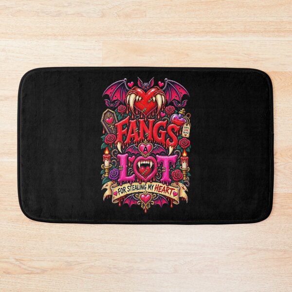 Item preview, DARK LOVE ❤️ - MONSTER ROMANCE COLLETION -  VAMPIRE LOVE - FANGS ALOT - FOR STEALING MY HEART - v2 designed and sold by WheelieGdArt.