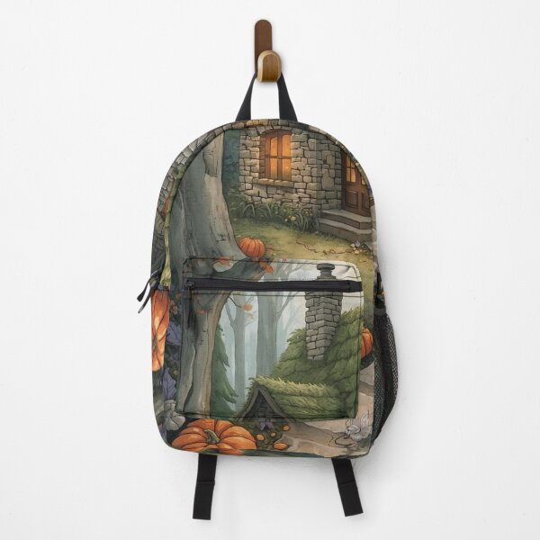 Item preview, Enchanted Autumn Cottage – Cottagecore Fantasy Halloween designed and sold by Deezyned.