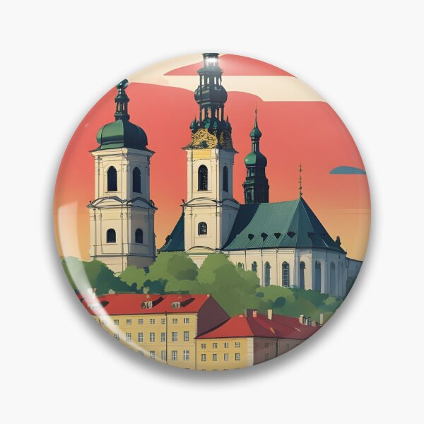 Item preview, Vilnius Lithuania Vintage Travel Tourism designed and sold by TravelersGems.