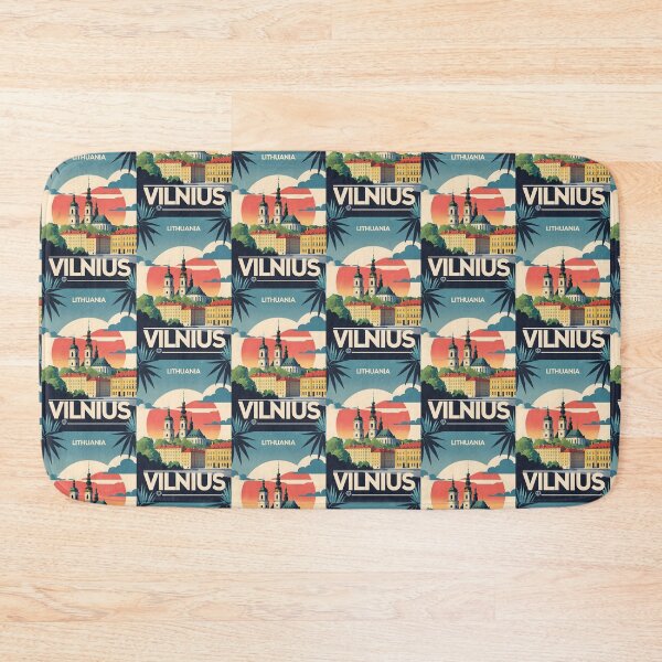 Item preview, Vilnius Lithuania Vintage Travel Tourism designed and sold by TravelersGems.