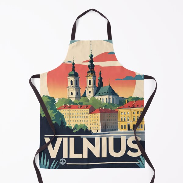 Item preview, Vilnius Lithuania Vintage Travel Tourism designed and sold by TravelersGems.