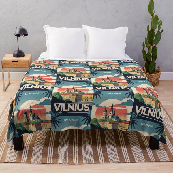 Item preview, Vilnius Lithuania Vintage Travel Tourism designed and sold by TravelersGems.
