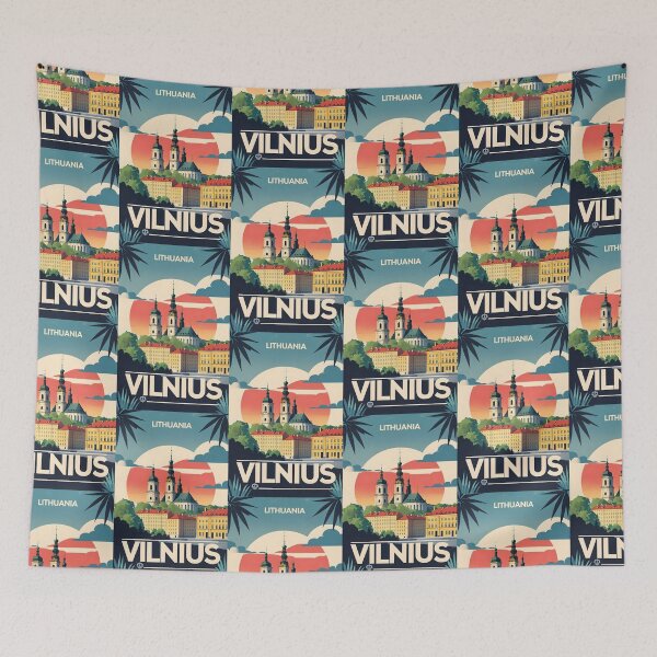 Item preview, Vilnius Lithuania Vintage Travel Tourism designed and sold by TravelersGems.