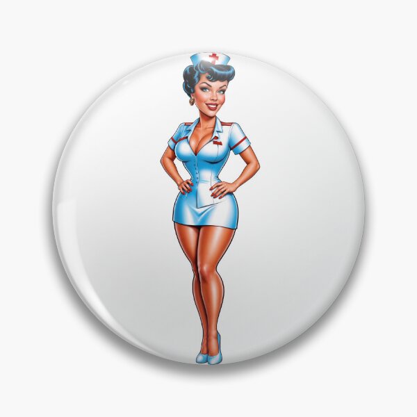 Item preview, sexy nurse pin up designed and sold by HolaJosephina.