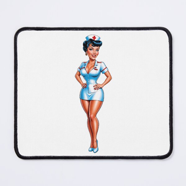 Item preview, sexy nurse pin up designed and sold by HolaJosephina.