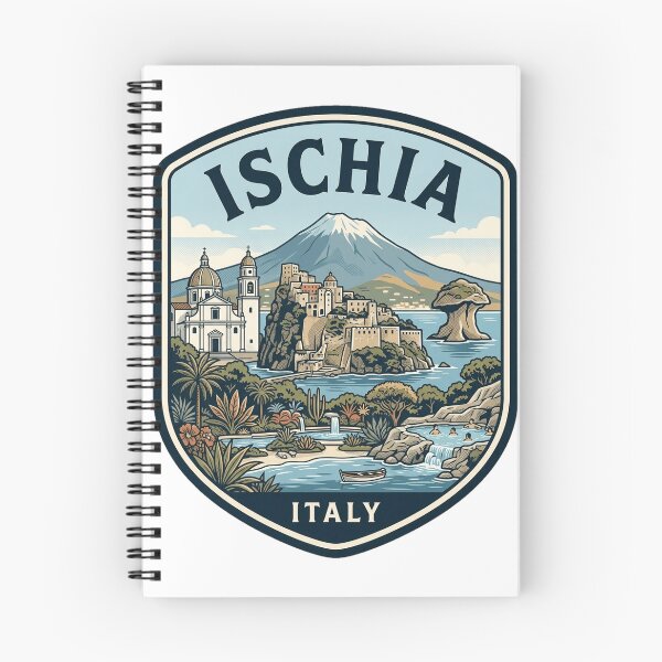 Item preview, Vintage Ischia Italy Travel Emblem designed and sold by k3rstman1.