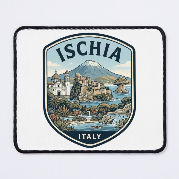 Item preview, Vintage Ischia Italy Travel Emblem designed and sold by k3rstman1.