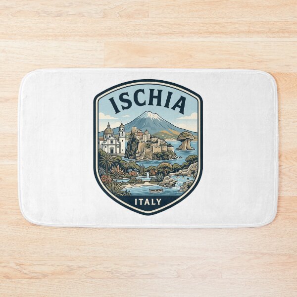 Item preview, Vintage Ischia Italy Travel Emblem designed and sold by k3rstman1.