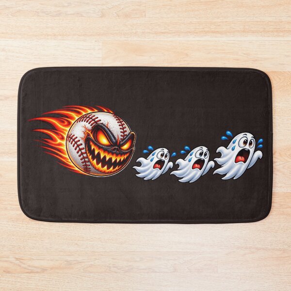 Item preview, Halloween Baseball Chasing Ghosts – Spooky Baseball Halloween Design designed and sold by ArtSpark Studio.