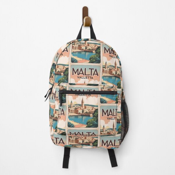 Item preview, Valletta Malta Vintage Travel Tourism designed and sold by TravelersGems.