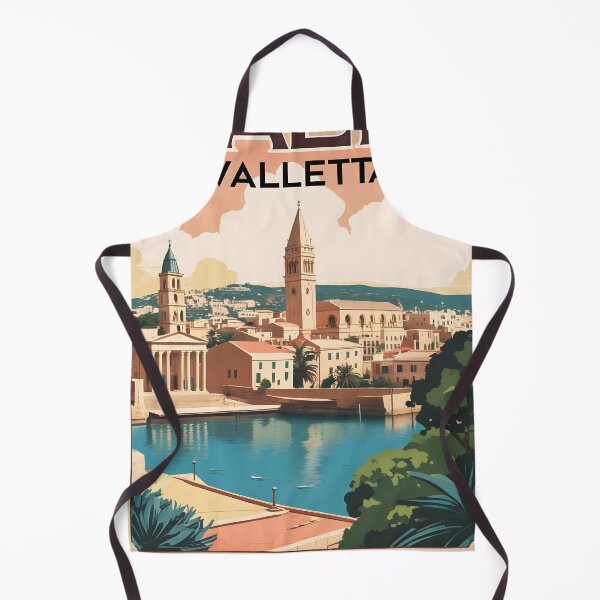 Item preview, Valletta Malta Vintage Travel Tourism designed and sold by TravelersGems.
