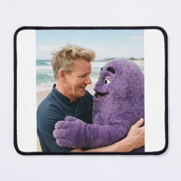 Item preview, Gordon ramsay grimace ronald mcdonald meme memes funny parody birthday christmas birthday designed and sold by CheeseBlueprint.