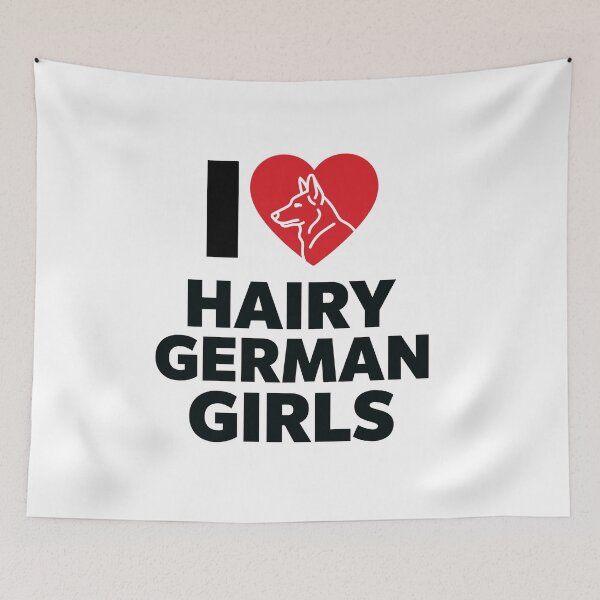 Item preview,      i love hairy german girls designed and sold by beoldfashioned.