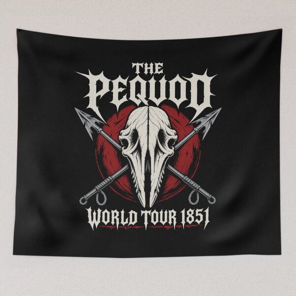 Item preview, The Pequod World Tour 1851 Gothic Skull Crest designed and sold by Fenay Designs.
