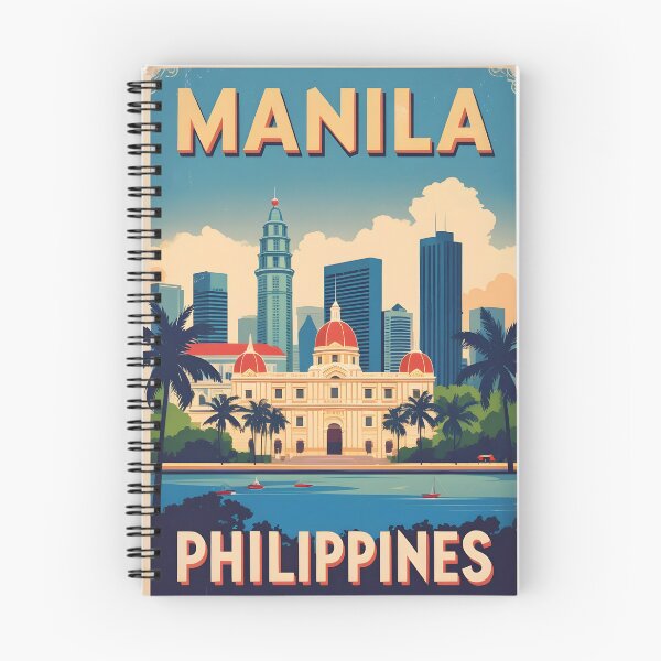 Item preview, Manila Philippines Vintage Travel Tourism designed and sold by TravelersGems.