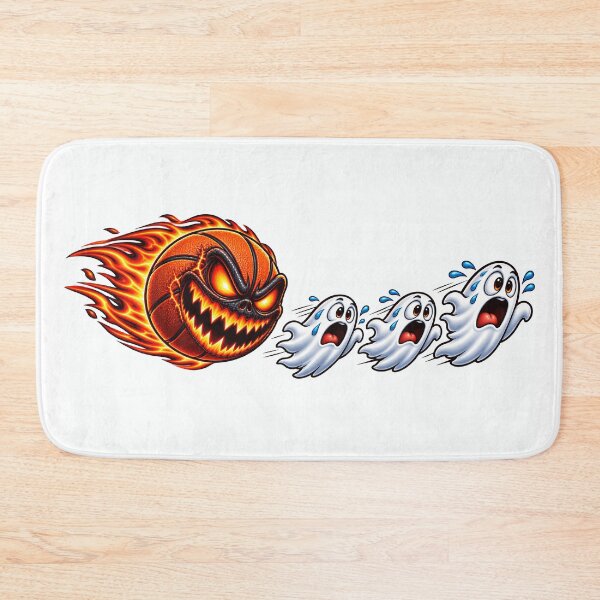 Item preview, Halloween Basketball Chasing Ghosts – Spooky Basketball Halloween Design designed and sold by ArtSpark Studio.