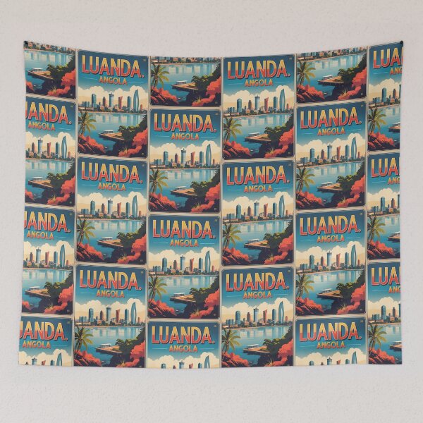 Item preview, Luanda Angola Vintage Travel Tourism designed and sold by TravelersGems.