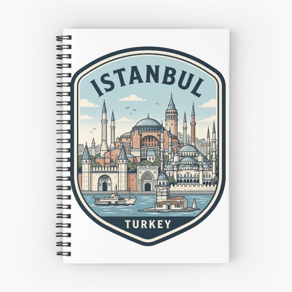 Item preview, Vintage Istanbul Turkey Travel Badge Skyline designed and sold by k3rstman1.
